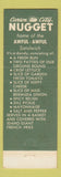 Matchbook Cover - Carson City Nugget Casnio 1964 NV