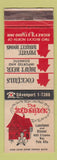 Matchbook Cover - The Red Shack Restaurant Palo Alto CA