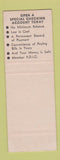 Matchbook Cover - Potters Bank and Trust East Liverpool OH SAMPLE