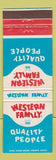 Matchbook Cover - Western Family Grocery
