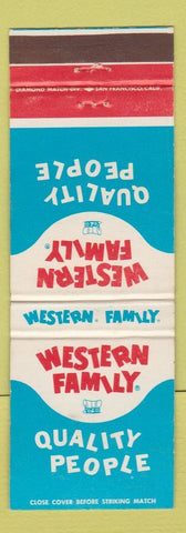 Matchbook Cover - Western Family Grocery