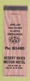 Matchbook Cover - Desert Skies Motor Hotel Gallup NM Route 66
