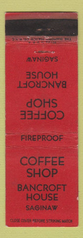 Matchbook Cover - Bancroft House Coffee Shop Saginaw MI WEAR