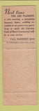 Matchbook Cover - Hotel Continental Kansas City MO