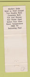 Matchbook Cover - Beauty Mart Motel Poultney VT