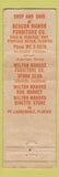 Matchbook Cover - Beacon Manor Furniture Pompano Beach FL WEAR Full Length