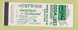 Matchbook Cover - Curtwood Hotel Court Gainesville TX
