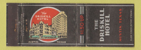 Matchbook Cover - Driskill Hotel Austin TX WEAR