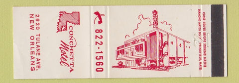 Matchbook Cover - Conchetta Motel New Orleans LA WEAR
