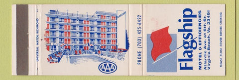Matchbook Cover - Flagship Motel Virginia Beach VA