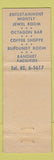 Matchbook Cover - Hotel Bostonian Boston MA