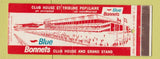 Matchbook Cover - Blue Bonnets Club House Grand Stand QC