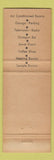 Matchbook Cover - Hotel Bostonian Boston MA
