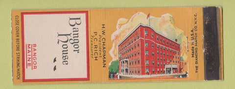 Matchbook Cover - Bangor House Bangor ME WEAR