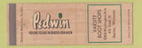 Matchbook Cover - Varsity Boot Shops Racine WI Pedwin