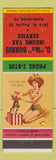 Matchbook Cover - C Ike Burris Income Tax Service Harrisburg PA pinup