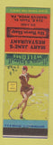 Matchbook Cover - Mary Jane's Restaurant Marcus Hook PA pinup