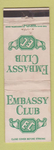 Matchbook Cover - Embassy Club WEAR