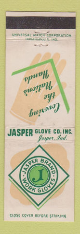 Matchbook Cover - JASpoer Brand Work Gloves Jasper IN
