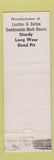 Matchbook Cover - JASpoer Brand Work Gloves Jasper IN