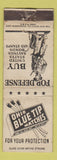 Matchbook Cover - Ohio Blue Tip Matches WWII WORN