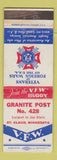 Matchbook Cover - VFW Granite Post St Cloud MN