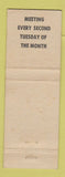 Matchbook Cover - VFW Granite Post St Cloud MN
