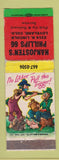 Matchbook Cover Hanjosten's Phillips 66 oil gas Loveland Colorado hillbilly WORN