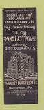 Matchbook Cover - Valley Forge Hotel Norristown PA