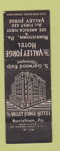 Matchbook Cover - Valley Forge Hotel Norristown PA