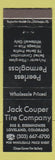 Matchbook Cover - Jack Couper Tire Company Loveland Colorado