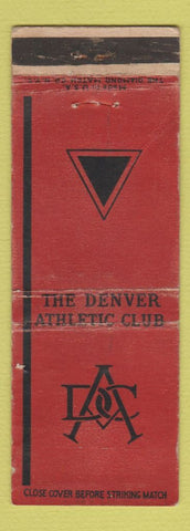 Matchbook Cover - Denver Athletic Club Colorado WEAR