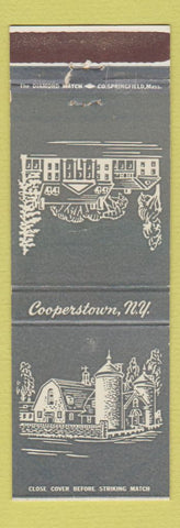 Matchbook Cover - Cooperstown NY Farmers' Museum Fenimore Hotel WEAR