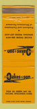 Matchbook Cover - AW Oakes & Son Racine WI Bituminous Pavement