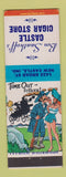 Matchbook Cover - Ben Saathoff's Castle Cigar Store New Castle IN hillbilly