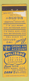 Matchbook Cover - Palisade Savings and Loan Union City West New York NJ WORN