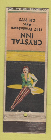 Matchbook Cover - Crustayl Inn pinup WEAR