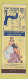 Matchbook Cover - Hoffman Studios Dog Cartoon pinup