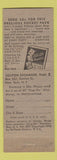 Matchbook Cover - Hoffman Studios Dog Cartoon pinup