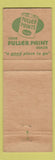 Matchbook Cover - Fuller Paints Foxworth Galbraith Lumber Wickenburg AZ WEAR