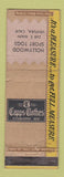 Matchbook Cover - Capps Men's Clothes Hollywood Togs Ventura CA WORN