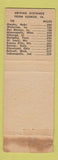 Matchbook Cover - Knotty Pine Motel Keokuk IA WORN