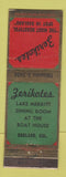 Matchbook Cover - Zerikotes Oakland CA restaurant Lake Merritt