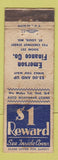 Matchbook Cover - Emerson Finance St Louis MO WORN