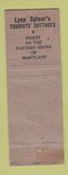 Matchbook Cover - Casa Del Rey Restaurant Salisbury MD WORN
