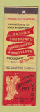 Matchbook Cover - Chinese Hitching Post Newington CT WORN