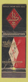 Matchbook Cover - Charterhouse Restaurant Hotel Corp of America WORN