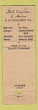 Matchbook Cover - Charterhouse Restaurant Hotel Corp of America WORN