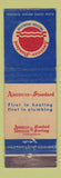 Matchbook Cover - American Standard Plumbing Fixtures