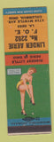 Matchbook Cover - Eagle Club Linden Aerie Columbus OH pinup